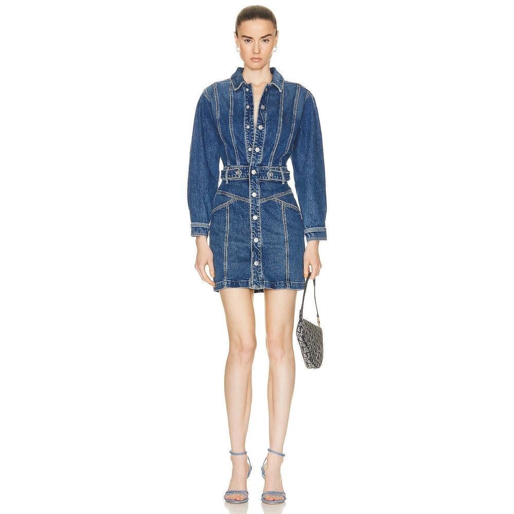 Mother Batwingtab Cinch Waist Dress Beer Me M